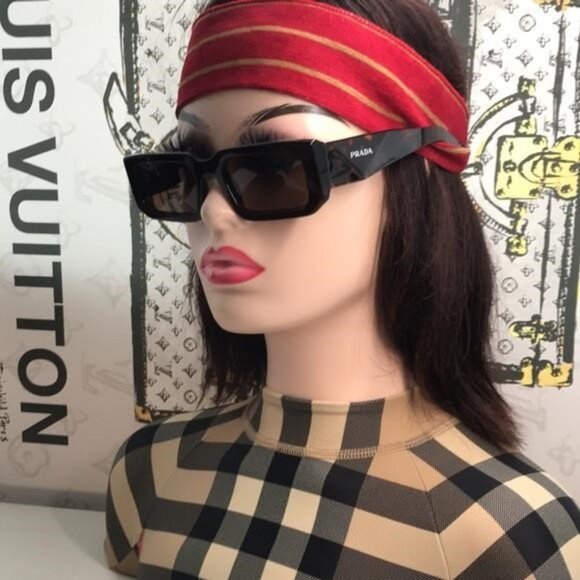 New Authentic Prada PR06YS Brown Sunglasses – Bold Luxury with UV Protection - Picture 1 of 13